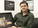 Whether it’s about focussing the lens on wildlife or landscape, IPS Shivendra Kant Tewari has a keen eye for photographing it all. (Photo: Raajessh Kashyap/HT)