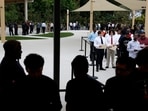 A hiring expo in Carson, Calif., in June.