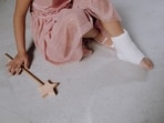 Keeping the cast on for as long as required helps the broken bone to set properly. 