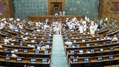 The practice of Treasury and Opposition MPs being seated separately could also be discontinued. (Sansad TV) The practice of Treasury and Opposition MPs being seated separately could also be discontinued. (Sansad TV)