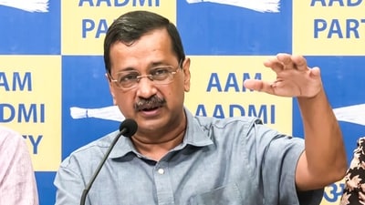 Kejriwal accused Prime Minister Modi of compromising India's interests by accepting Trump's decisions. (File Photo/ANI) Kejriwal accused Prime Minister Modi of compromising India's interests by accepting Trump's decisions. (File Photo/ANI)