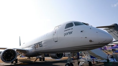 Porter said the affected family was removed from the flight and their checked baggage had to be located and unloaded from the aircraft’s cargo hold. (Bloomberg) Porter said the affected family was removed from the flight and their checked baggage had to be located and unloaded from the aircraft’s cargo hold. (Bloomberg)