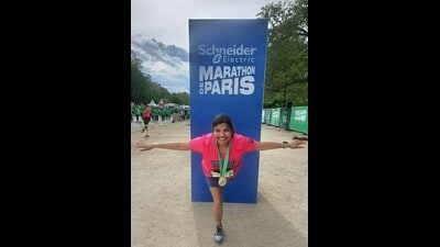Kiran has been running marathons in different countries, taking on new challenges in London, Chicago, Tokyo, Sydney, South Africa, Berlin, Boston and elsewhere.