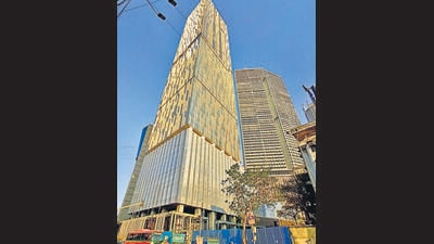 Mumbai, India - February 05, 2023: D-Mart's founder Radhakishan Damani's family and friends purchase 28 luxury apartments worth Rs.1,238 crore in Three Sixty West highrise building by Oberoi Realty, at Birla Aurora, Dr. Annie Besant Road, Worli, in Mumbai, India, on Sunday, February 05, 2023. (Photo by Satish Bate/ Hindustan Times) (Satish Bate/HT PHOTO) Mumbai, India - February 05, 2023: D-Mart's founder Radhakishan Damani's family and friends purchase 28 luxury apartments worth Rs.1,238 crore in Three Sixty West highrise building by Oberoi Realty, at Birla Aurora, Dr. Annie Besant Road, Worli, in Mumbai, India, on Sunday, February 05, 2023. (Photo by Satish Bate/ Hindustan Times) (Satish Bate/HT PHOTO)
