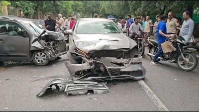 Officers at the scene confirmed that beer and empty liquor bottles were recovered from the Mercedes (HT)