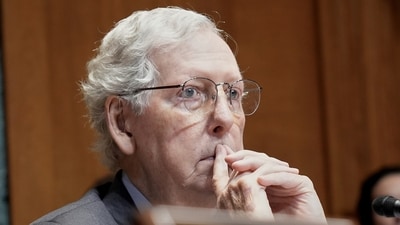 Mitch McConnell health update: Questions grow as staffer stays tight-lipped after hospital discharge. (AP Photo/Mariam Zuhaib) Mitch McConnell health update: Questions grow as staffer stays tight-lipped after hospital discharge. (AP Photo/Mariam Zuhaib)