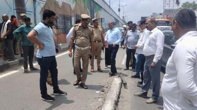 The exercise is part of a wider traffic-improvement plan for the Ayodhya Road corridor being undertaken in compliance with directions of the Allahabad high court. (HT) The exercise is part of a wider traffic-improvement plan for the Ayodhya Road corridor being undertaken in compliance with directions of the Allahabad high court. (HT)