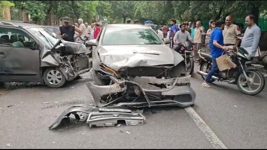 Officers at the scene confirmed that beer and empty liquor bottles were recovered from the Mercedes (HT)