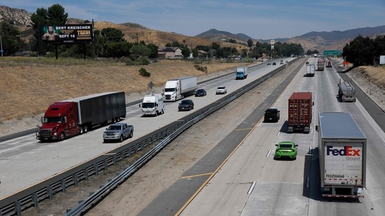 Image of Interstate 5 on June 03, 2026 in Castaic, California. Justin Sullivan/Getty Images/AFP (Photo by JUSTIN SULLIVAN / GETTY IMAGES NORTH AMERICA / Getty Images via AFP)