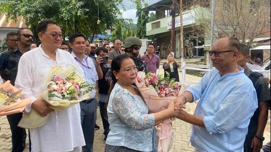 The Manipur crisis between Kuki-Zo and Meitei claimed over 260 lives and more than 60,000 were displaced. (HT Photo)