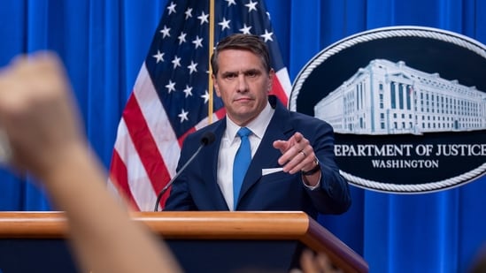US Attorney General Todd Blanche seen in file photo.
