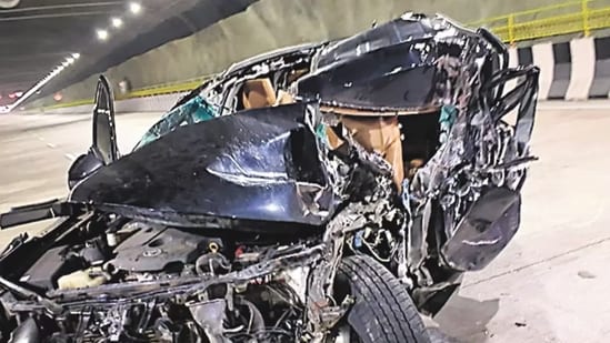 The accident occurred around 1.20 am inside a tunnel on the 13-km Connecting Link (earlier known as Missing Link) between kilometre markers 11 and 12 near Khandala in Maval tehsil.