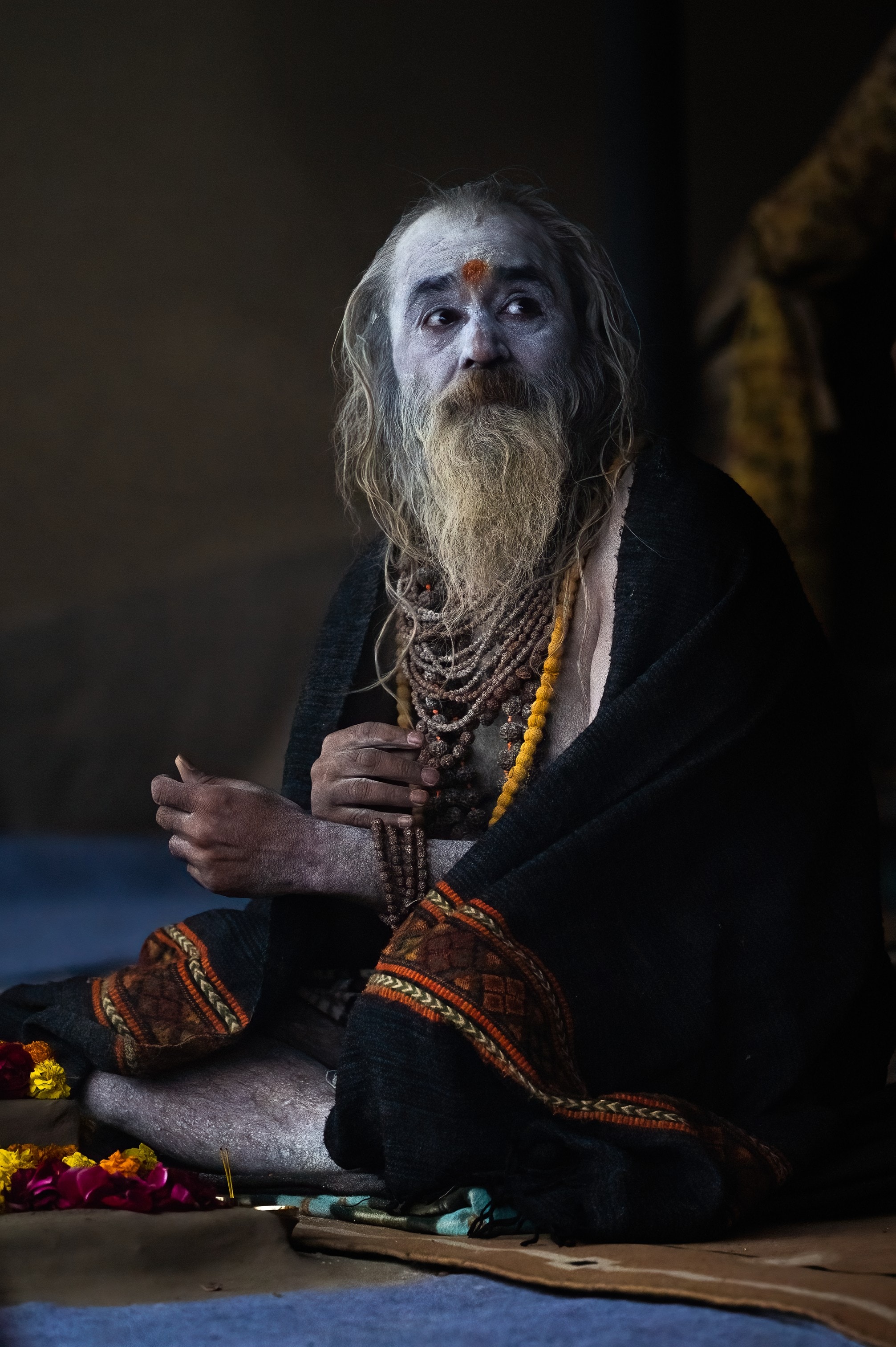 A candid shot of an ascetic clicked by IPS SK Tewari, during his maiden visit to the Maha Kumbh in 2025. A candid shot of an ascetic clicked by IPS SK Tewari, during his maiden visit to the Maha Kumbh in 2025.