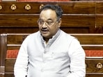New Delhi, Aug 06 (ANI): BJP MP Samik Bhattacharya speaks in the Rajya Sabha during the Monsoon session of Parliament, in New Delhi on Thursday. (Sansad TV/ANI Video Grab)