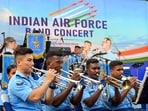 Gram it: That's how the Capital's air was filled with patriotic fervour as Indian Airforce band performed at the National War Memorial, on Sunday. This performance was organised to commemorate the 150 years of our National Song, Vande Mataram!