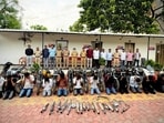 According to police officials, the drive was initiated following a surge in citizens’ complaints regarding deafening exhaust noise generated by motorcycles fitted with modified silencers among others. (HT)