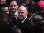 FIFA President Gianni Infantino attends the inauguration of Abelardo De La Espriella as Colombia's president, in Cali, Colombia, August 7(REUTERS)