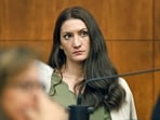Lindsay Clancy appears in court during her murder trial in Plymouth, Massachusetts.(Greg Derr/Pool The Patriot Ledge)