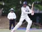 Shubman Gill in action during the warm-up match in Colombo on Sunday. (Pankaj Nangia / CREIMAS for BCCI)