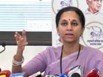 Supriya Sule, the NCP (SP)’s national working president and Baramati MP, addressed the media in Mumbai on Saturday. (ANI Video Grab)