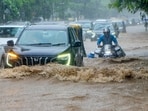 The IMD issued a yellow alert for Gurugram, forecasting rain in patches on Sunday, while temperatures rose 1.7°C across Haryana. (PTI)