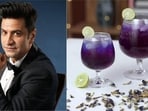 Refreshing blue pea lemonade recipe by Chef Kunal for hot summer days. (Instagram/@chefkunal)