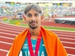 Basant Kumar Meghwal won the silver medal in men's high jump
