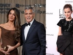 George and Amal Clooney (L) and Emma Watson.(File Photos)