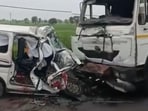 The truck was coming from Ujjain when it crashed into the car, killing all the six occupants.