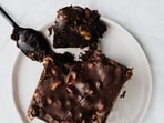 Dr Rupy Aujla's chocolate brownie recipe takes only minutes to prepare. 