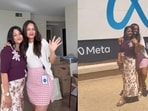 An Indian woman gave her mother a tour of Meta’s California headquarters. An Indian woman gave her mother a tour of Meta’s California headquarters.