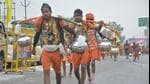 With the number of Kanwariyas rising sharply, police and administration officials have stepped up traffic management and surveillance measures along major routes. (HT Photo/Representational)