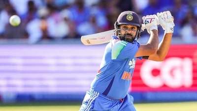 India's Rohit Sharma plays a shot during 3rd ODI against England, at Lord's in London on Sunday. (ANI Pic Service) India's Rohit Sharma plays a shot during 3rd ODI against England, at Lord's in London on Sunday. (ANI Pic Service)