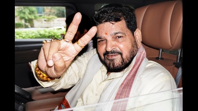 In April 2023, Singh’s tenure as WFI chief ended. (PTI)