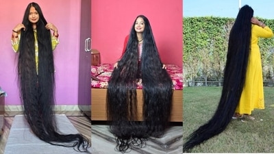 Renu Dhariyal’s 271.5cm hair just made Guinness history. (Pics: Guinnessworldrecords.com) Renu Dhariyal’s 271.5cm hair just made Guinness history. (Pics: Guinnessworldrecords.com)