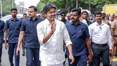 MPs belonging to ruling TVK’s alliance parties, the Congress, VCK, MDMK and IUML, and friendly parties, the CPI and CPI(M), took part in the meeting. In total, 19 MPs participated. (@CMOTamilnadu/X) MPs belonging to ruling TVK’s alliance parties, the Congress, VCK, MDMK and IUML, and friendly parties, the CPI and CPI(M), took part in the meeting. In total, 19 MPs participated. (@CMOTamilnadu/X)