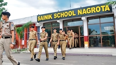 Parliament’s defence panel sought fee subsidies for EWS students and special scholarships for girl cadets at Sainik Schools to improve access and inclusivity. (File Photo/HT ) Parliament’s defence panel sought fee subsidies for EWS students and special scholarships for girl cadets at Sainik Schools to improve access and inclusivity. (File Photo/HT )