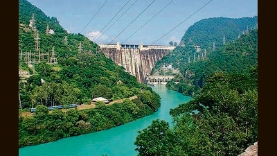 The current water level is well within the maximum filling level of 1,680 feet, say BBMB officials. (HT File) The current water level is well within the maximum filling level of 1,680 feet, say BBMB officials. (HT File)