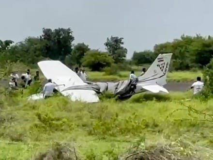 অজিত পাওয়ারের মৃত্যুর স্মৃতি উসকে ফের দুর্ঘটনা বারামতিতে