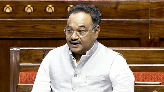 New Delhi, Aug 06 (ANI): BJP MP Samik Bhattacharya speaks in the Rajya Sabha during the Monsoon session of Parliament, in New Delhi on Thursday. (Sansad TV/ANI Video Grab)