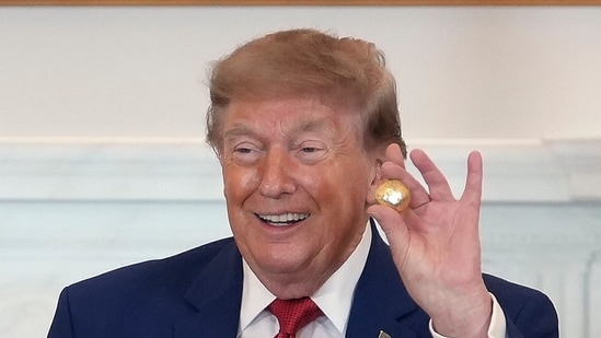 President Trump's fuller-looking hair sparked viral reactions online.