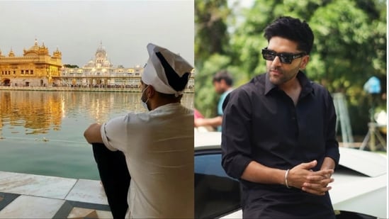 Guru Randhawa visits Golden Temple.