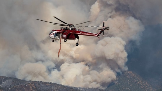 Two firefighting pilots killed in helicopter crash in Utah. (Scott G Winterton/The Deseret Ne)