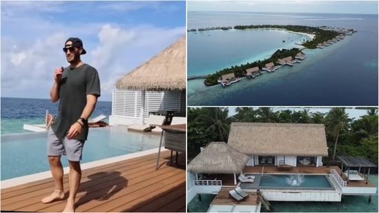 Travel vlogger Jordan reviews Waldorf Astoria Maldives.