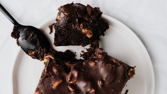Dr Rupy Aujla's chocolate brownie recipe takes only minutes to prepare. 