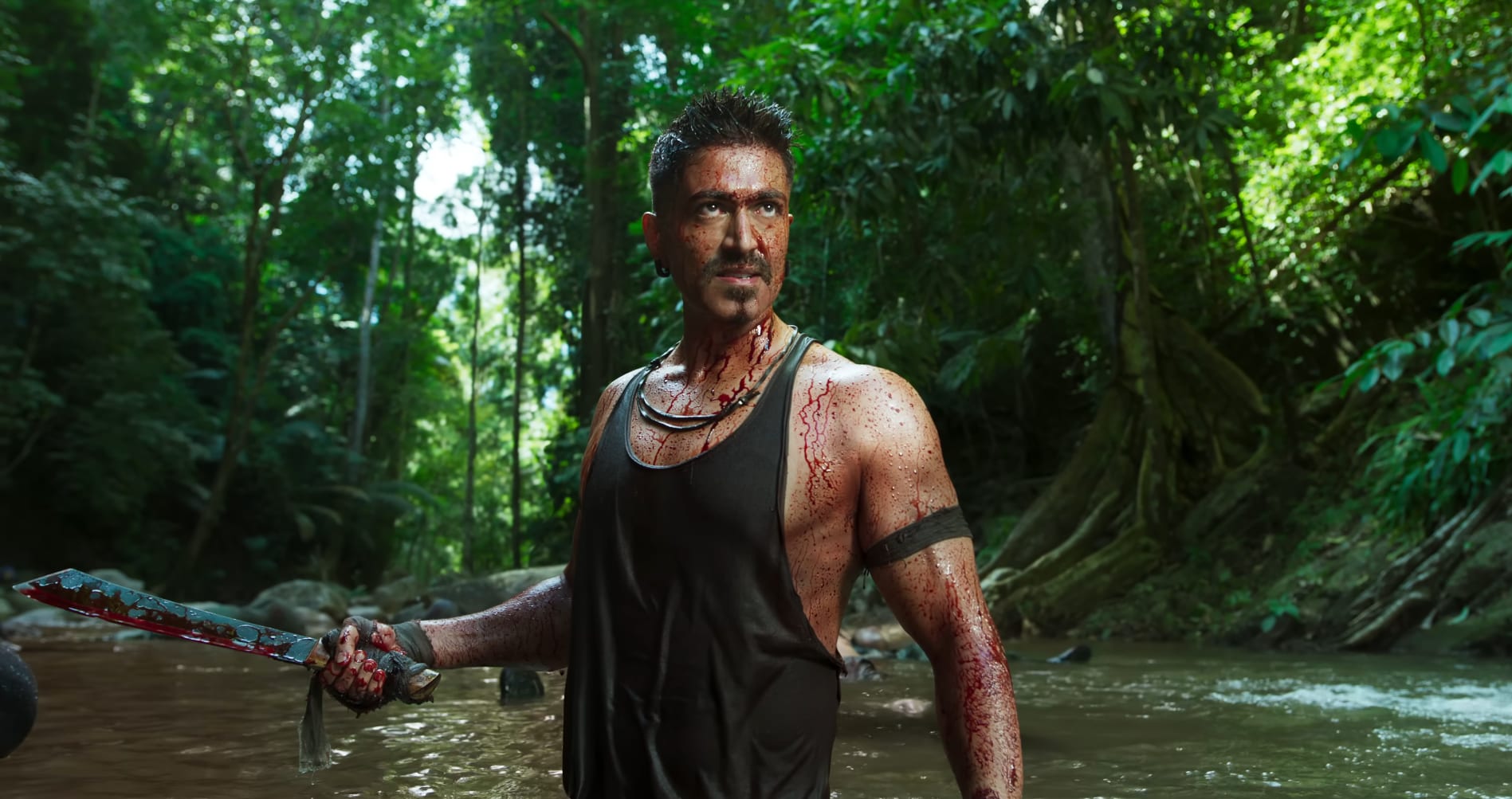 Yash's clean-shaven look in the trailer is generating buzz. Yash's clean-shaven look in the trailer is generating buzz.