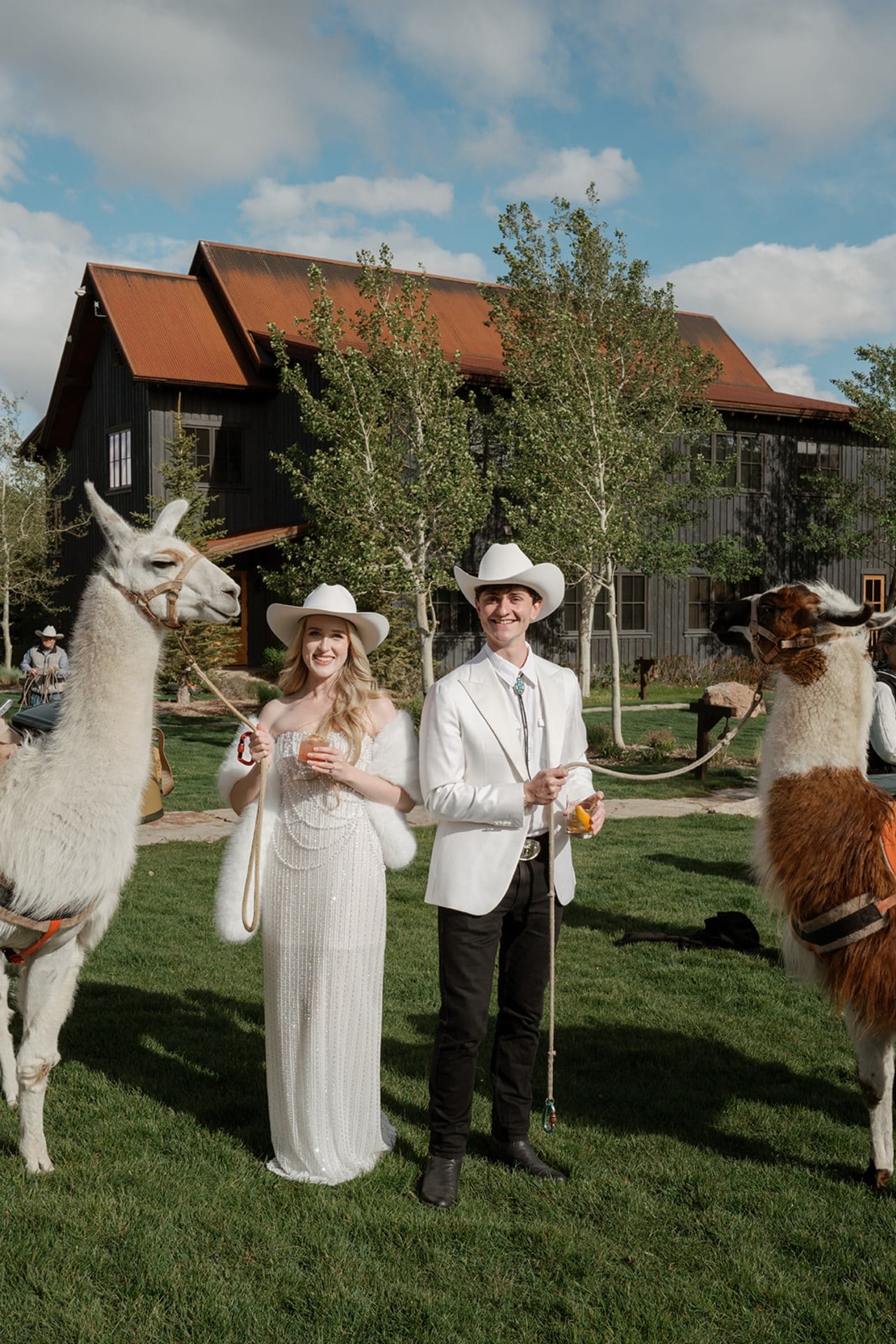 The Rainaldis at their Hollywood Western welcome party. The Rainaldis at their Hollywood Western welcome party.