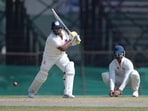 Sarfaraz Khan during Ranji Trophy match aganist Jammu and Kashmir.