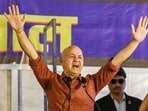 AAP’s Punjab in-charge Manish Sisodia has started holding district-wise meetings with party leaders and volunteers. (Hindustan Times)