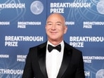  Jeff Bezos attends the 2025 Breakthrough Prize ceremony in Santa Monica, California, U.S.(REUTERS)